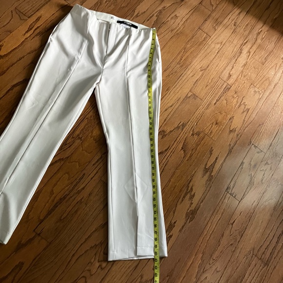 NWT LC Waikiki women’s white modern pants with front split Euro size 44, US 14 - Picture 8 of 16
